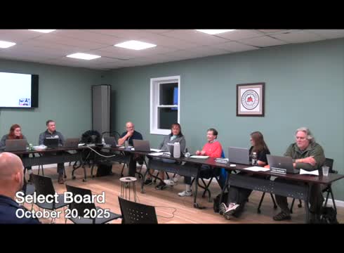 Select Board creates 9-member First Meeting House preservation committee and approves limited temporary use pending insurance