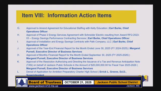 Board hears details of districtwide energy and security upgrades as administration seeks guaranteed savings