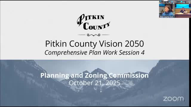 Pitkin County planning commission reviews Vision 2050 housing policies; debates CDUs, water limits and in-lieu fees