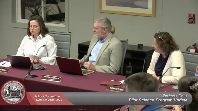 Westford to field-test three elementary science programs, trial OpenSciEd at middle schools