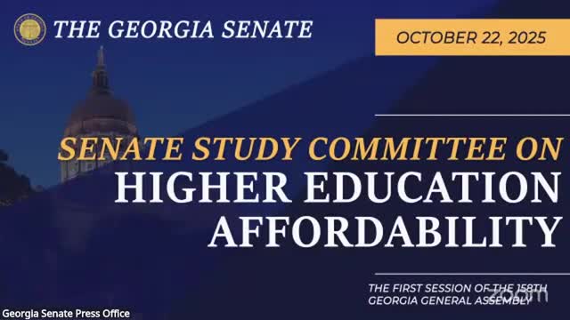 Senate study committee weighs creating state need-based aid program using lottery reserves