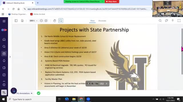 Middle-school construction on schedule; board accepts $19.55 million Lee County contribution