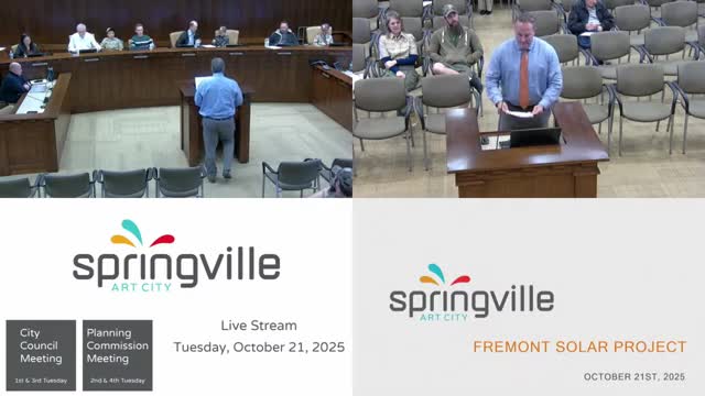 Springville approves PPA for share of Fremont solar-plus-storage project
