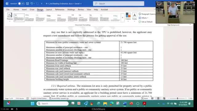 Planners seek stronger open‑space requirements and credits for trails and built amenities