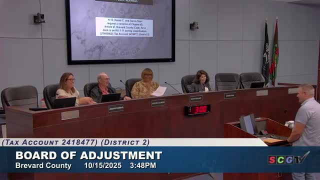 Brevard County Board of Zoning Adjustment approves most variances, tables two items and deadlocks one