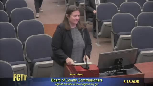 Flagler County staff present purchase agreement for roughly 3,800‑acre Peterson tract inside state wildlife corridor