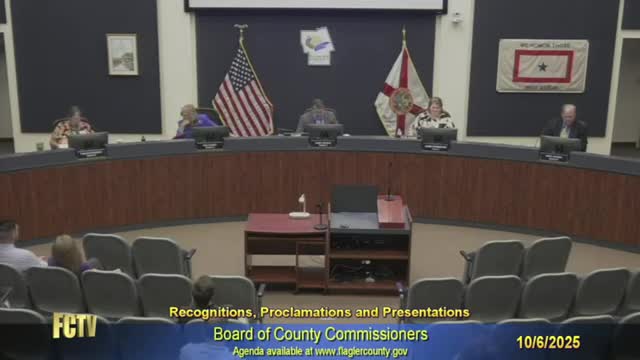 Flagler County issues proclamations for fire prevention, domestic violence awareness and 4‑H week; Fire Rescue honors lifesaving crews