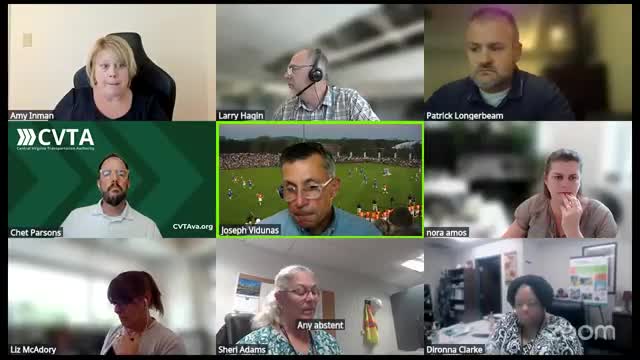 CVTA TAC reviews new regional quarterly reporting tool; staff clarifies how reimbursement documentation is shared