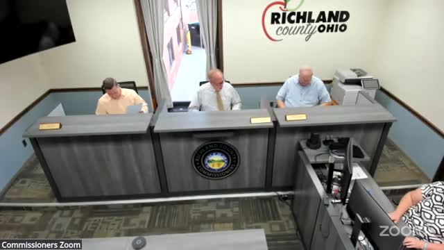 Richland County commissioners approve routine items, personnel adjustments and a staff-requested wage calibration