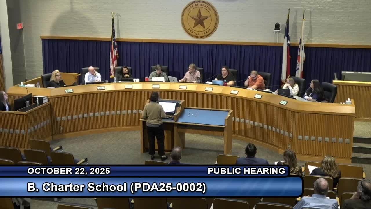 Commission approves PD overlay for Brush Creek Center with restrictions to limit high‑intensity uses