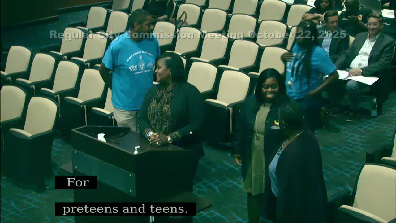 Hallandale Beach proclaims Oct. 23 “Lights On After School,” honors Hepburn Center after‑school staff