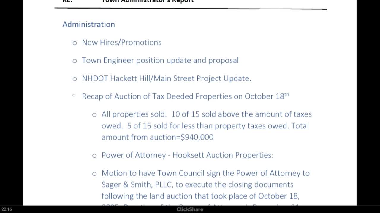 Hackett Hill/Main Street intersection project cost jumps to $10.8 million; town to report its share later