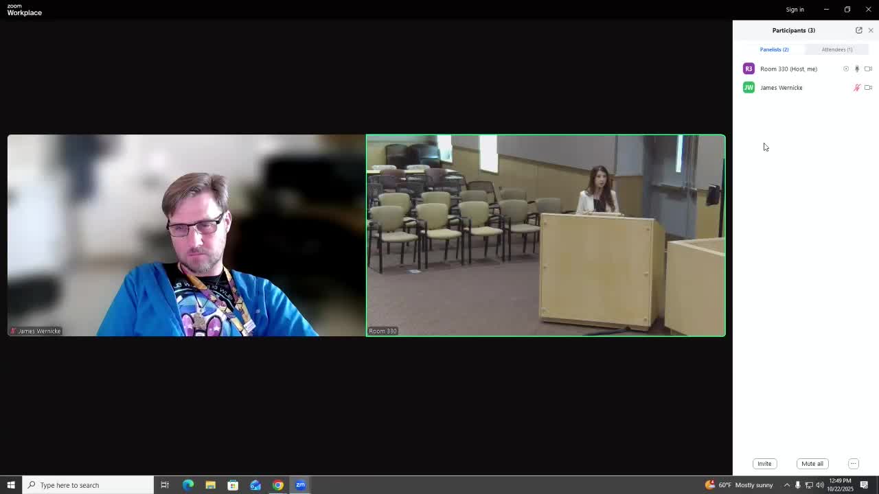 Inclusivity committee members report working‑group surveys, schedule December training