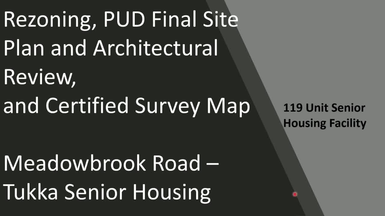 Plan Commission backs rezoning, PUD and site plan for 119-unit Meadowbrook Road senior housing project