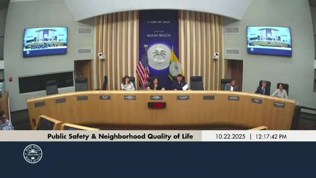 Committee backs sending waterfront quiet‑zone signage to commission, staff to pursue waterway markers and landward pilot