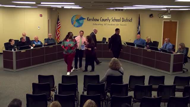 Kershaw district awarded $431,765 Stronger Connections grant; board recognizes students and schools