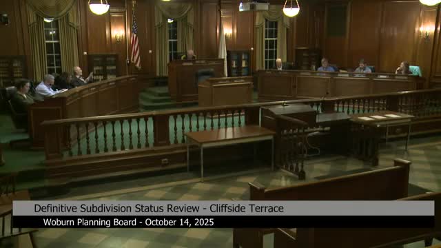 Woburn planning board unanimously releases sureties for three long‑running subdivisions