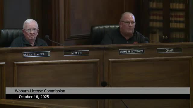 Woburn license holders reminded to keep renewal paperwork, display licenses and safety systems current