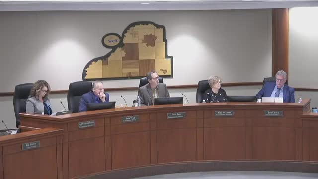 Scott County continues public hearing on County Ditch 4; board asks staff for cost models and legal clarifications