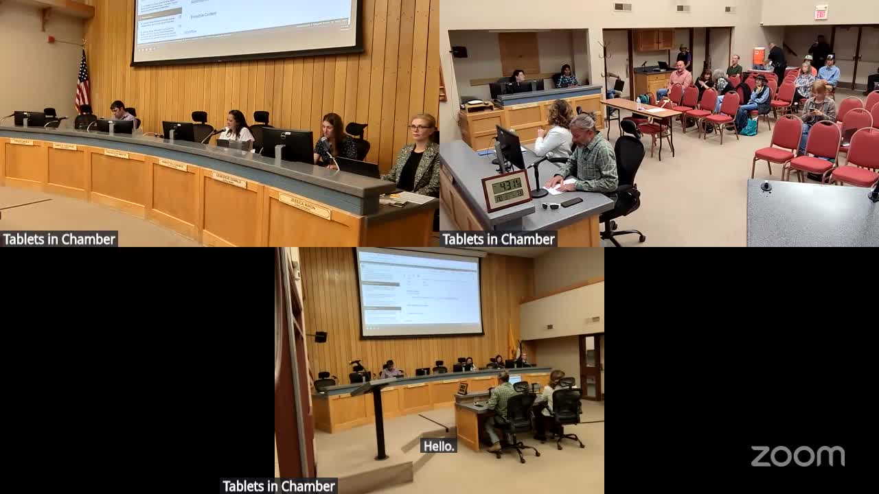 Taos council hears feasibility options for Chamisa Verde; grant deadlines pressure infrastructure timing