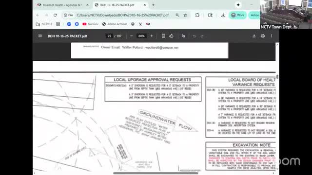 Board approves variances for two Arkansas Avenue septic repairs after resident raises notification concerns