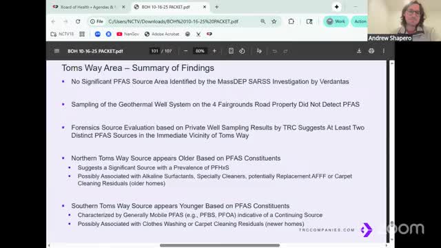 Board schedules Nov. 20 public hearing on draft Hammock Pond and Wellhead Protection regulations
