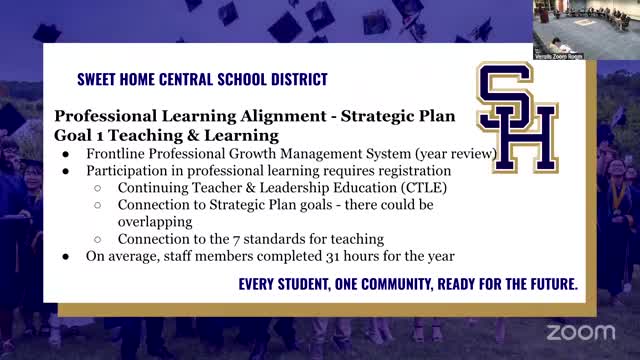 District reports one year of professional-learning data, plans KPIs for next strategic-plan phase
