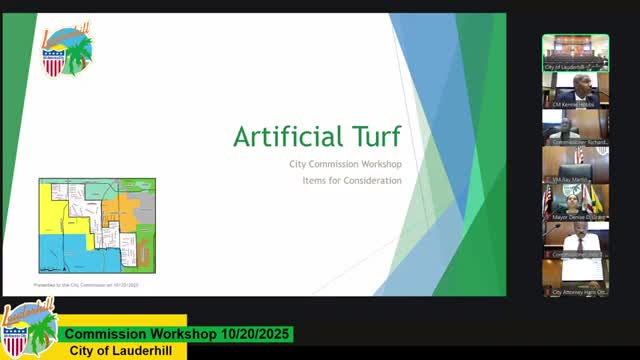 Lauderhill staff review state changes on artificial turf; city to draft local standards