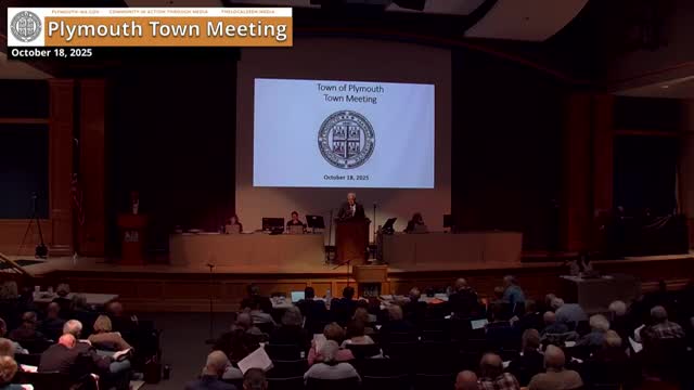 Plymouth fall town meeting: key votes include in-house legal hires, airport runway work and land‑acquisition account