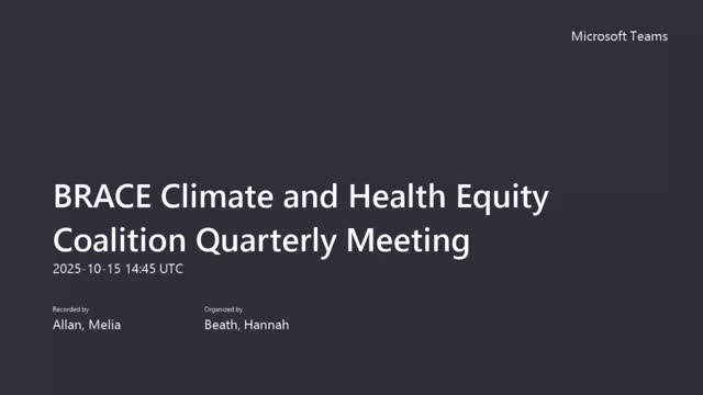 Connecticut DPH secures final-year BRACE funding; mini-grants, staffing and symposium face compressed timelines