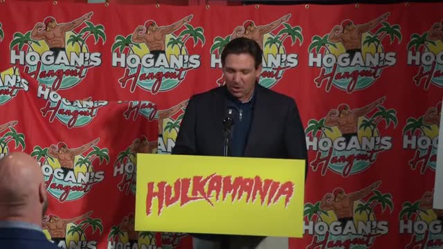 Gov. Ron DeSantis announces 'Hulk Hogan Trail' on Clearwater Trail