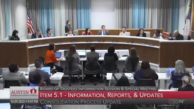 At a glance: Austin ISD trustees unanimously accept math monitoring report, nominate TCAD board picks and deny a transfer appeal