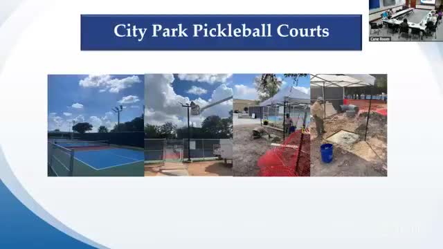 Sugar Land Parks director reports pickleball opening, senior‑center options and park improvements
