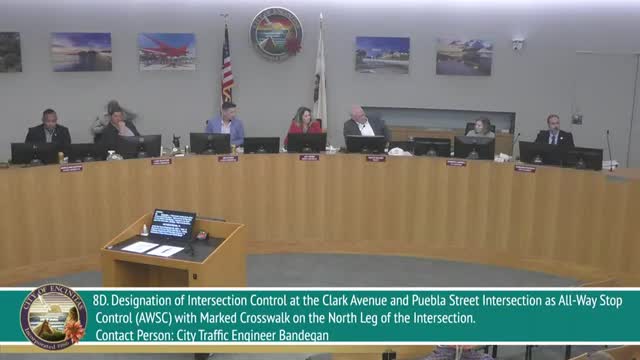 City council approves staff proposals for four Caltrans HSIP safety projects, with design changes and conditions