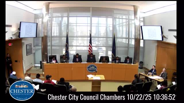 City of Chester council approves traffic-calming ordinance, senior housing plan, utilities and construction motions