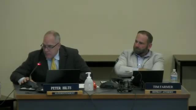 Board discussion on school-located vaccinations: administration recommends retaining parent-presence rule for EUA shots