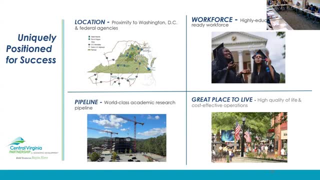 Charlottesville, Albemarle economic plans and joint EDA groups identify workforce pipelines, infill redevelopment and shared metrics