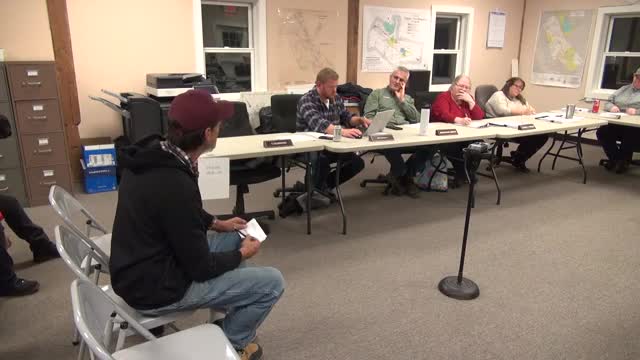 Selectboard notes that 53% of Ossipee is in current‑use and 13% in conservation; discussion on implications