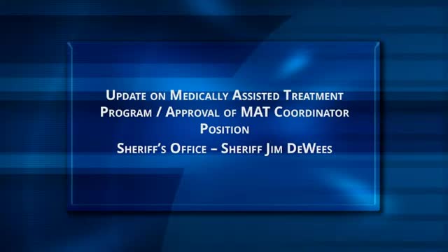Commissioners approve MAT coordinator funded by opioid settlement after debate on one‑time funds