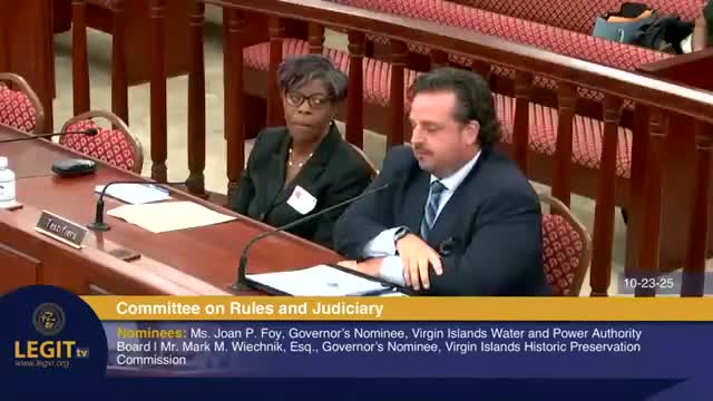 Committee sends Mark M. Wychnick to full Senate for Historic Preservation Commission seat