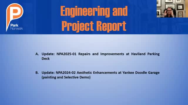 Park Norwalk reports major repairs at Haviland deck, aesthetic work and lighting upgrades at Yankee Doodle Garage