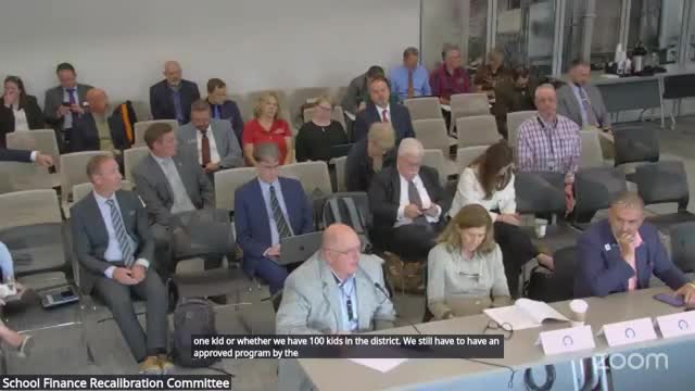 Recalibration consultant outlines model assumptions for extended day, summer school and English-language supports