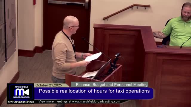 Committee backs phased change to transit taxi hours, plans public notice and hearing for Jan. 1, 2026 start