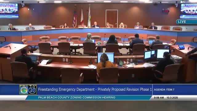 Palm Beach zoning commission backs initiation of ULDC changes to define freestanding emergency departments