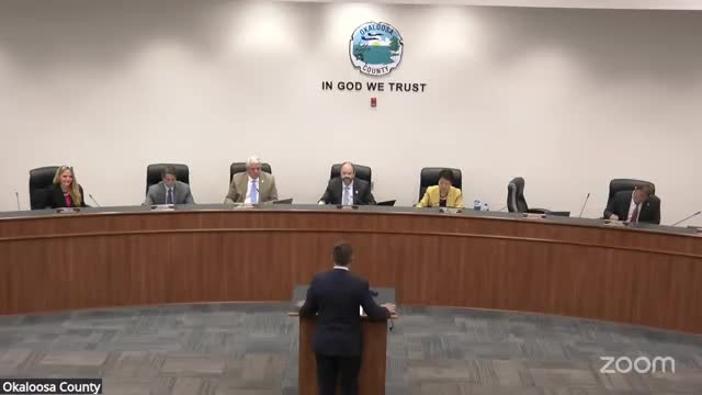 Okaloosa County accepts $1 million state grant for first phase of Santa Rosa Boulevard project; approves $2.8 million local match