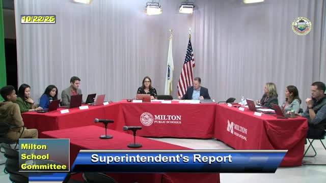 Milton starts multi-step review to pick K–5 early literacy materials; district to return in February with recommendation