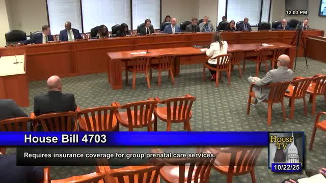 Committee hears testimony on bills to require insurer coverage for group prenatal care