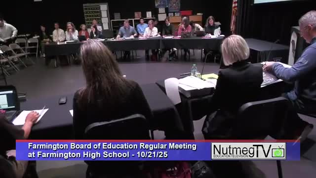 Votes at a glance: Farmington Board approves routine minutes, annual report and July/August financial statements