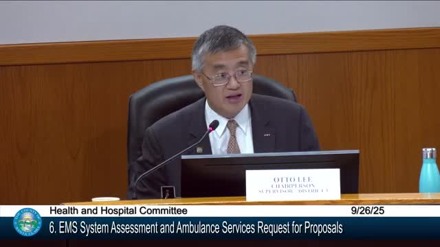 County updates ambulance RFP timeline, unveils Nurse Navigator pilot results and CAD improvements