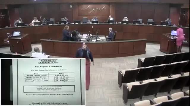 Augusta projects $21 million shortfall in proposed 2026 budget